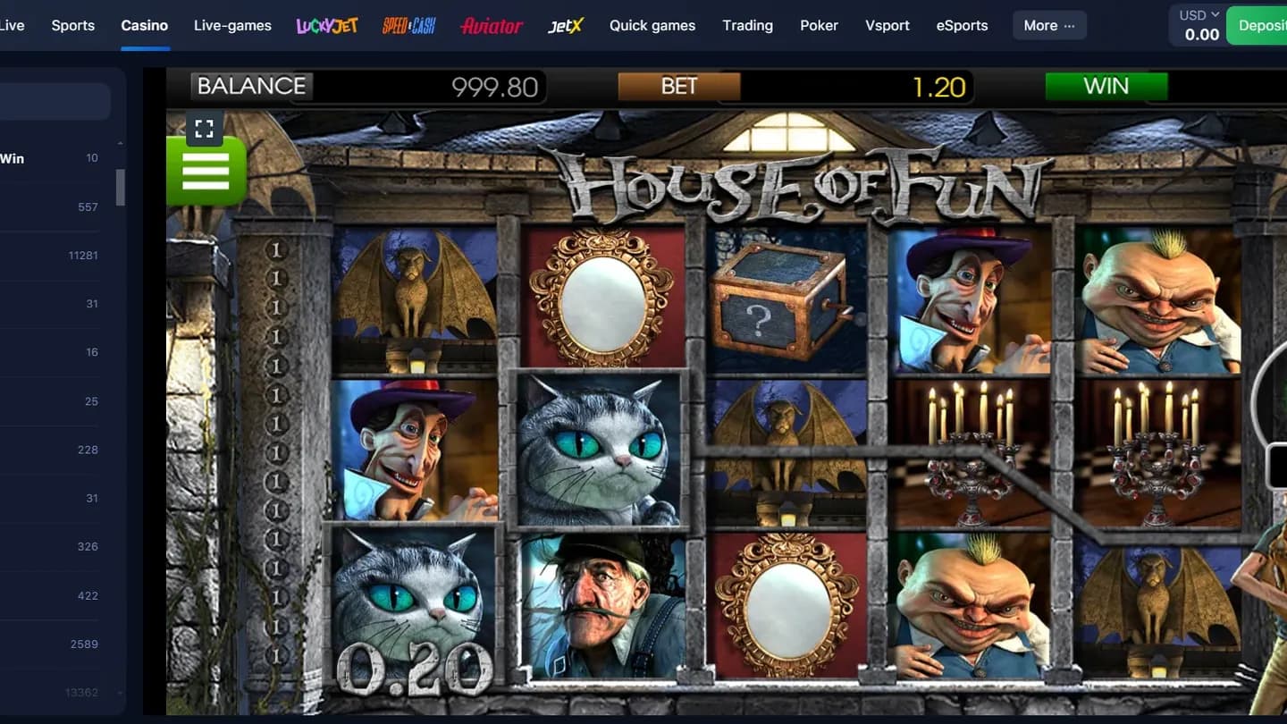 House of Fun at 1win