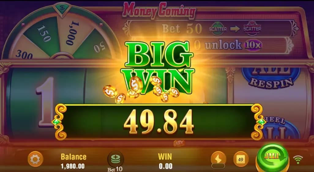 Money Coming Big Win